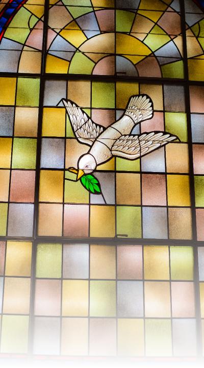 Dove Stained Glass Window